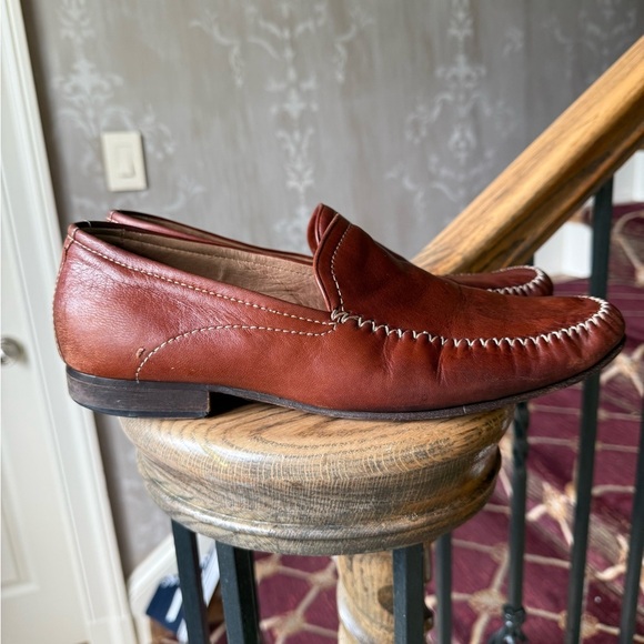 Johnson and Murphy full grain men’s leather loafer very good condition 9.5 - Picture 5 of 11
